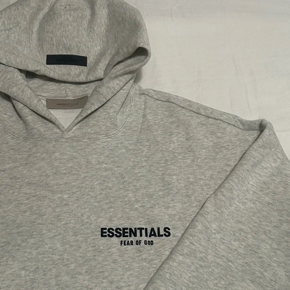 Fear of God Essentials Hoodies Pullover Light Oatmeal - Picture 9 of 16